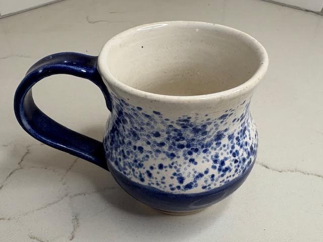 Blue Splatter 9 oz. Mug