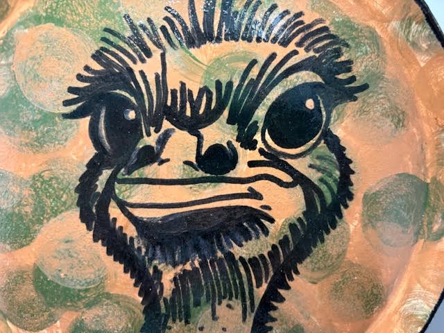 Ostrich Decorative Plate 10"