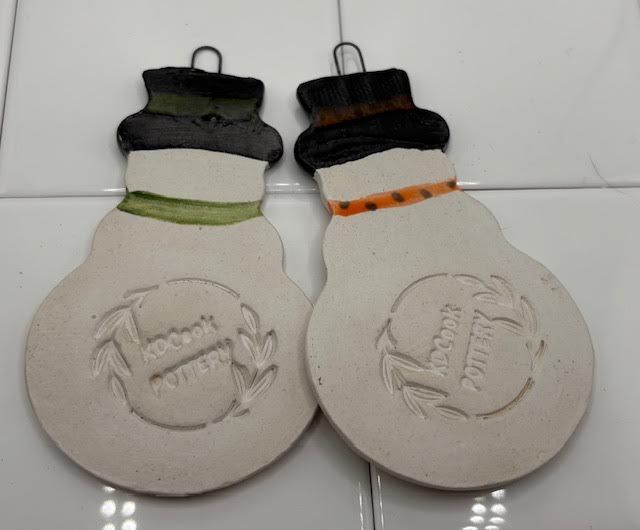 Snowman Ornaments Set #3