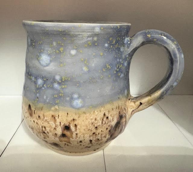 Sandstone/Blue Hydrangea 11oz. Mug
