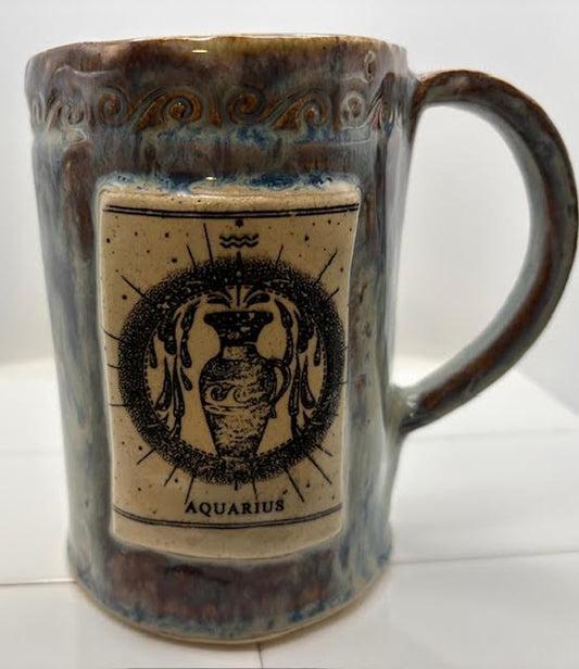 Aquarius Zodiac Mug 24 oz.