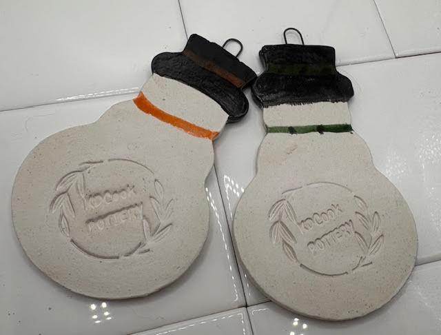 Snowman Ornament set #1