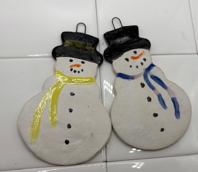 Snowman Ornaments set #4