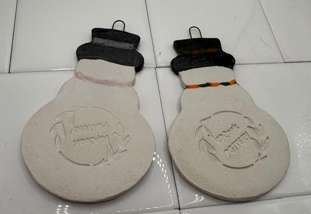 Snowman Ornaments Set #5