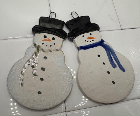 Snowman Ornaments Set #6