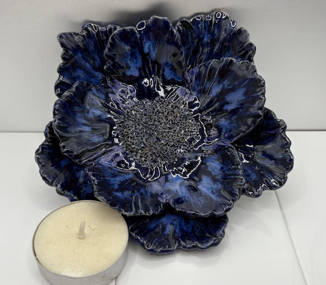 Sapphire Blue Tea Light