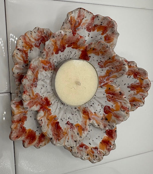 White and Tangelo Tea Light