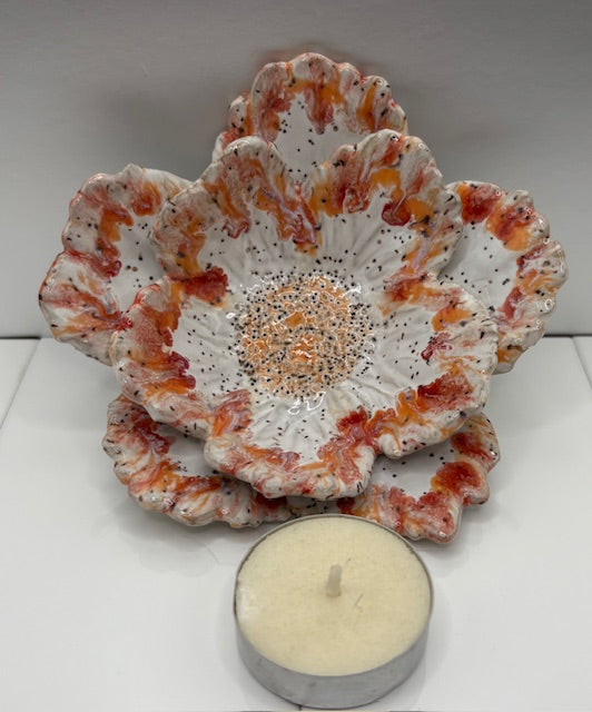 White and Tangelo Tea Light