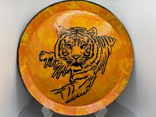 Tiger Decorative Plate 10"