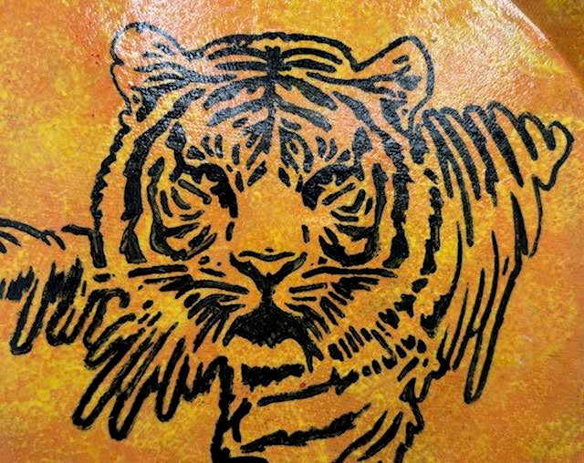 Tiger Decorative Plate 10"